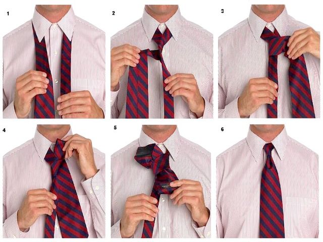 Как правильно завязать галстук инструкция
